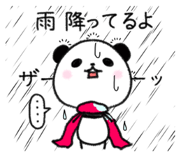 mascot character  of panda sticker #3981443