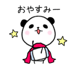 mascot character  of panda sticker #3981446