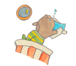 Rabbit us with . sticker #3981812