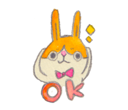 Rabbit us with . sticker #3981813