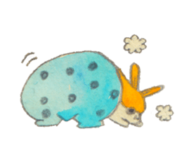 Rabbit us with . sticker #3981817