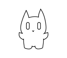 whitecats shisshi sticker #3981887