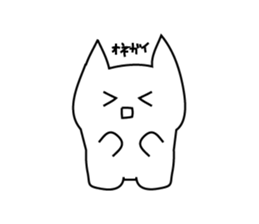 whitecats shisshi sticker #3981907