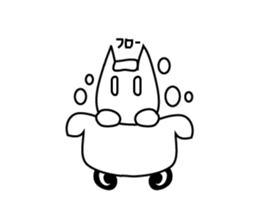 whitecats shisshi sticker #3981912
