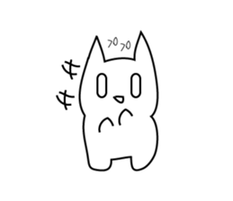 whitecats shisshi sticker #3981916