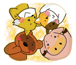 KTKN animals sticker #3982086