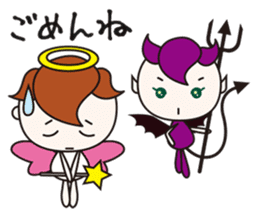PURE ANGEL & CUTE DEVIL 3 sticker #3982255