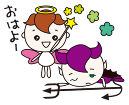PURE ANGEL & CUTE DEVIL 3 sticker #3982265