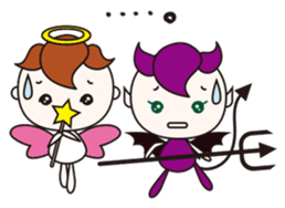 PURE ANGEL & CUTE DEVIL 3 sticker #3982269