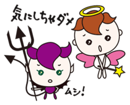 PURE ANGEL & CUTE DEVIL 3 sticker #3982274