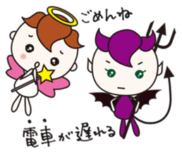 PURE ANGEL & CUTE DEVIL 3 sticker #3982276