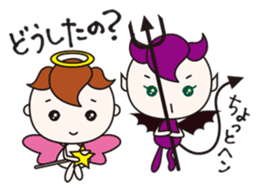 PURE ANGEL & CUTE DEVIL 3 sticker #3982277