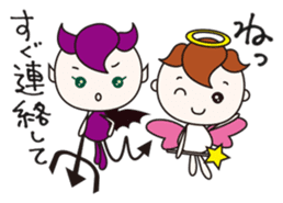 PURE ANGEL & CUTE DEVIL 3 sticker #3982280
