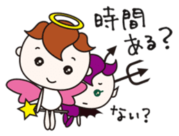 PURE ANGEL & CUTE DEVIL 3 sticker #3982283