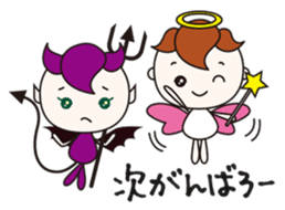 PURE ANGEL & CUTE DEVIL 3 sticker #3982286