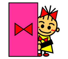 Ribbon-chan loves a ribbon! sticker #3983607