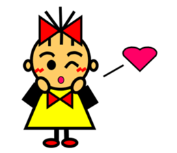 Ribbon-chan loves a ribbon! sticker #3983612