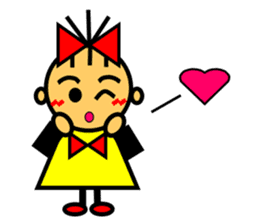 Ribbon-chan loves a ribbon! sticker #3983612