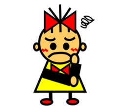 Ribbon-chan loves a ribbon! sticker #3983614