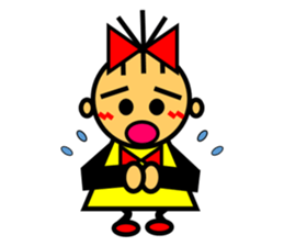 Ribbon-chan loves a ribbon! sticker #3983616