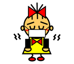 Ribbon-chan loves a ribbon! sticker #3983619