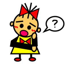 Ribbon-chan loves a ribbon! sticker #3983626