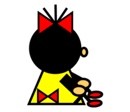 Ribbon-chan loves a ribbon! sticker #3983630