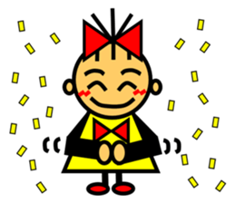 Ribbon-chan loves a ribbon! sticker #3983631