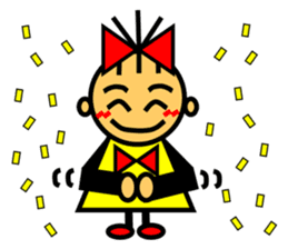 Ribbon-chan loves a ribbon! sticker #3983631