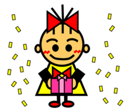 Ribbon-chan loves a ribbon! sticker #3983632