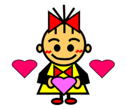 Ribbon-chan loves a ribbon! sticker #3983633