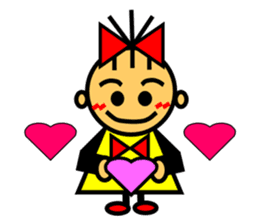 Ribbon-chan loves a ribbon! sticker #3983633