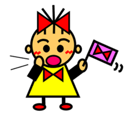 Ribbon-chan loves a ribbon! sticker #3983639