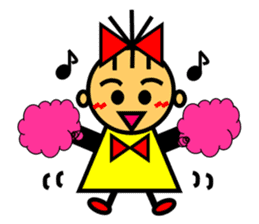 Ribbon-chan loves a ribbon! sticker #3983640