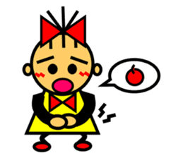 Ribbon-chan loves a ribbon! sticker #3983641