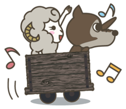 The Wolf and the Sheep vol. 2 sticker #3983820