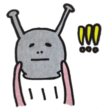 Animal head costume rabbit sticker #3984653