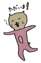 Animal head costume rabbit sticker #3984669