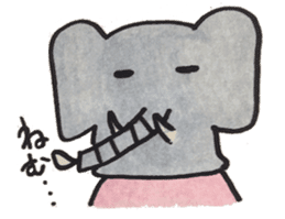 Animal head costume rabbit sticker #3984671