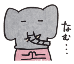 Animal head costume rabbit sticker #3984673