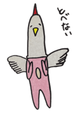 Animal head costume rabbit sticker #3984677