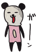 Animal head costume rabbit sticker #3984684