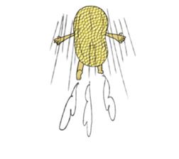 Peanut Alien sticker #3984697