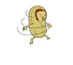 Peanut Alien sticker #3984698