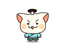 cat samurai&cat ninjya sticker #3984769