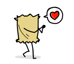Adductor muscle of scallops sticker #3985433