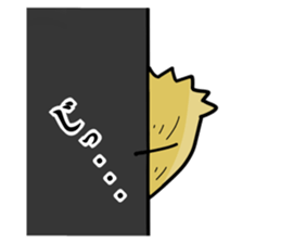 Adductor muscle of scallops sticker #3985434