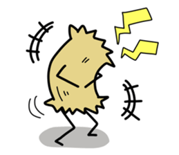 Adductor muscle of scallops sticker #3985442