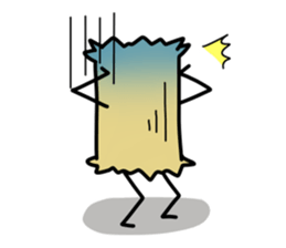 Adductor muscle of scallops sticker #3985444
