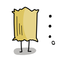 Adductor muscle of scallops sticker #3985446